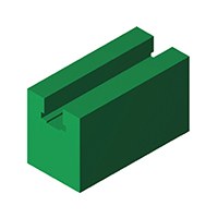 PROFILO BL 01 PE VERDE 2 MT