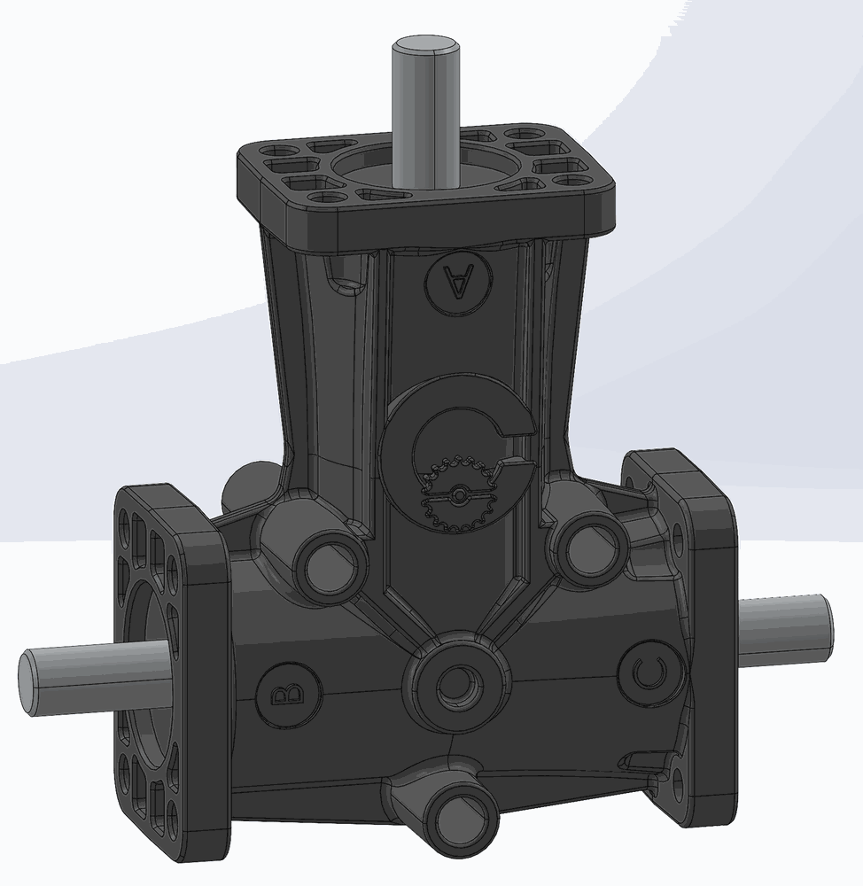 RIGHT ANGLE GEARBOX RBC 08-05 R.1/1