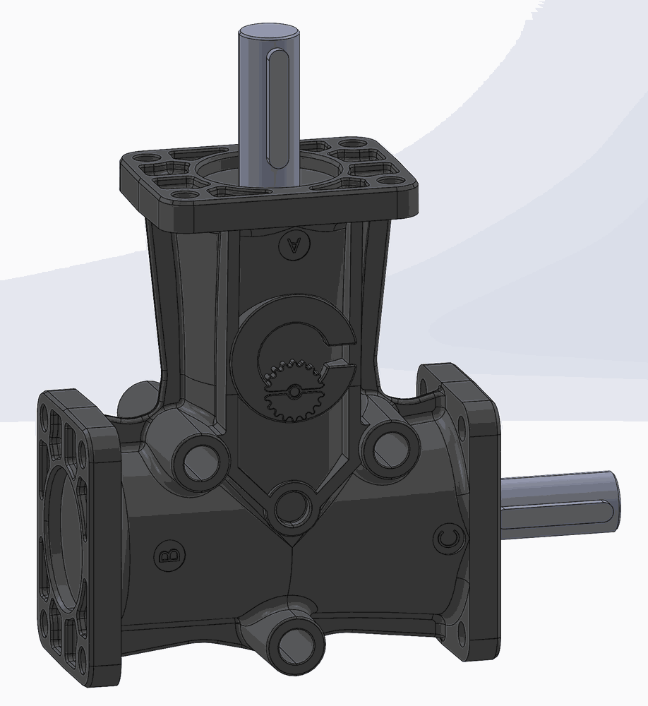 RIGHT ANGLE GEARBOX RBC 15-02 R.1/1