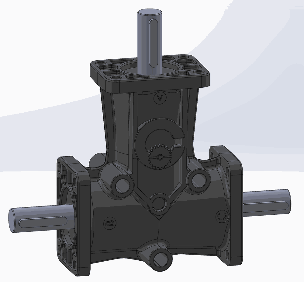 RIGHT ANGLE GEARBOX RBC 15-05 R.1/1