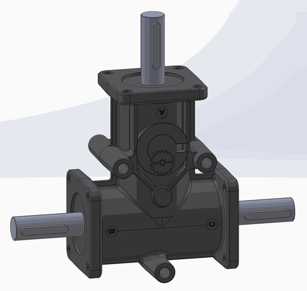 RIGHT ANGLE GEARBOX RBC 25-05 R.1/1