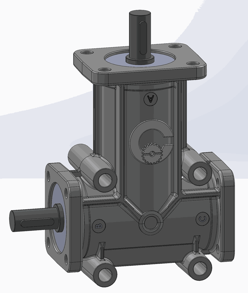 RIGHT ANGLE GEARBOX RPC 19-03 R.1/2