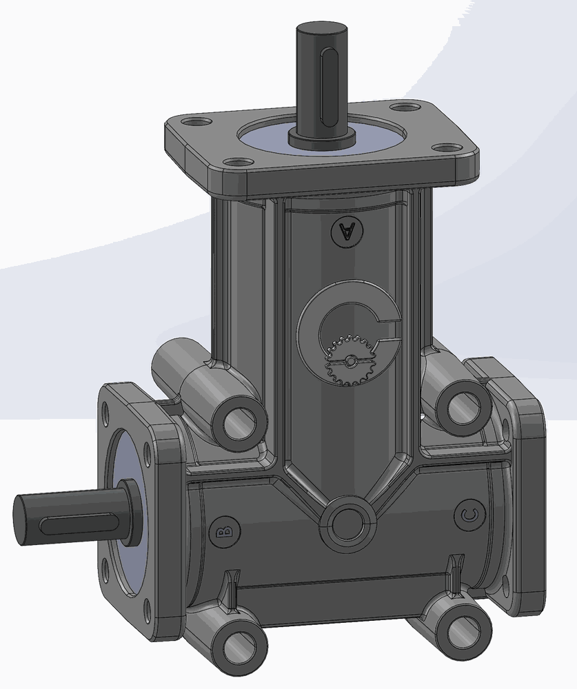 RIGHT ANGLE GEARBOX RPC 19-05 R.1/3