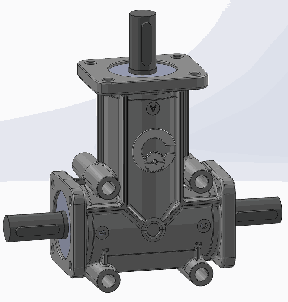 RIGHT ANGLE GEARBOX RPC 24-09 R.1/3